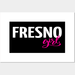 Fresno Girl City in California Posters and Art